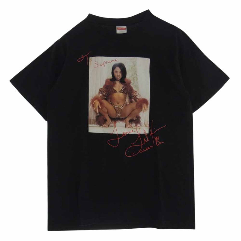 Supreme シュプリーム 22SS Lil Kim Tee リル キム プリント 半袖 Tシャツ ブラック系 S【中古】