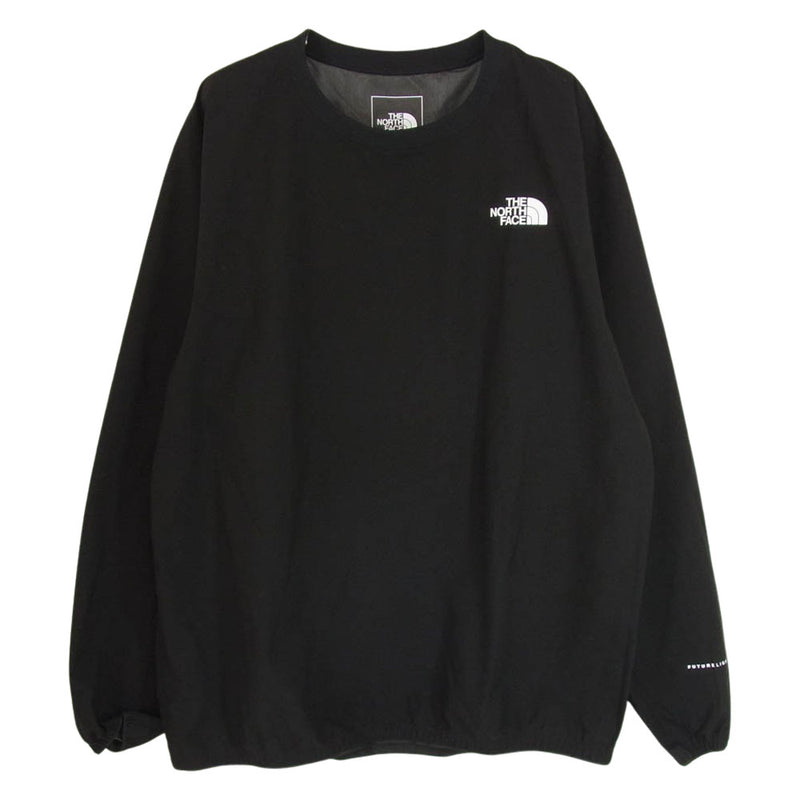 THE NORTH FACE ノースフェイス NP12082 FL Mistway Crew ミストウェイクルー プルオーバー トップス ナイロン 長袖 ブラック系 L【美品】【中古】