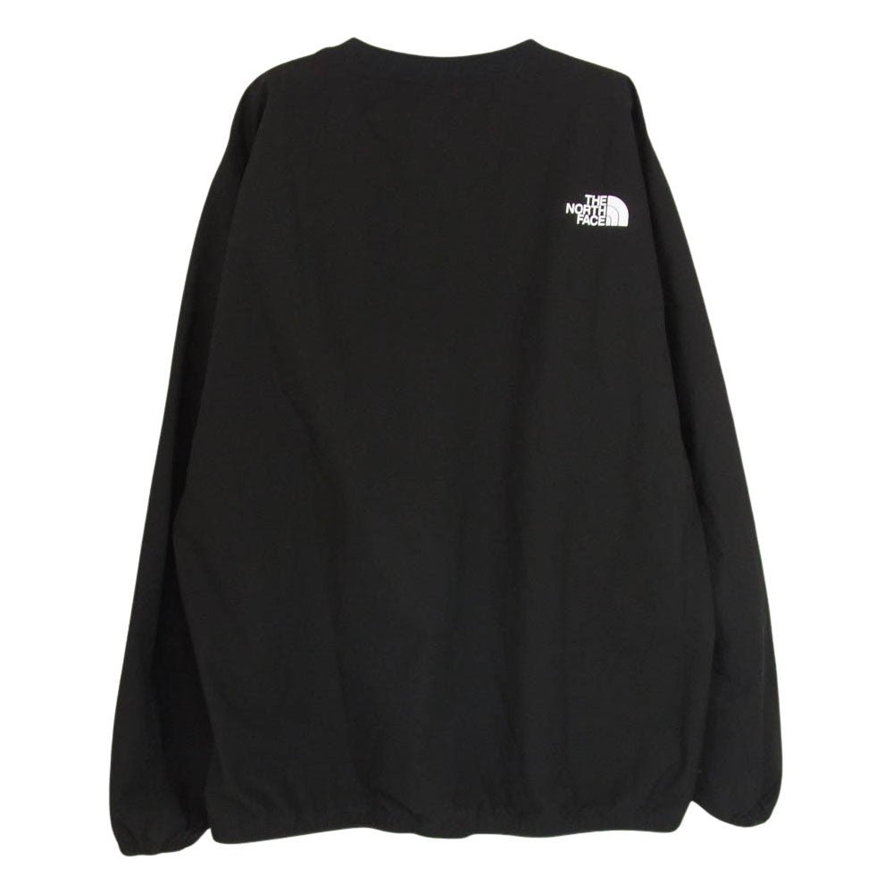 THE NORTH FACE ノースフェイス NP12082 FL Mistway Crew ミストウェイクルー プルオーバー トップス ナイロン 長袖 ブラック系 L【美品】【中古】