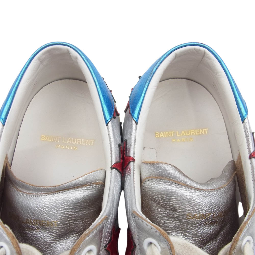 サンローラン　パリ　SAINT スニーカー　極美品　ヴィンテージ仕様　スター サンローラン パリ SAINT スニーカー 極美品 ヴィンテージ仕様