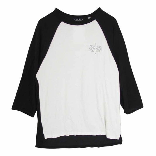RENDER レンダー RDC922 Two Tone Raglan Tee ロゴ ラグラン リンガー Tシャツ ブラック系 3【中古】