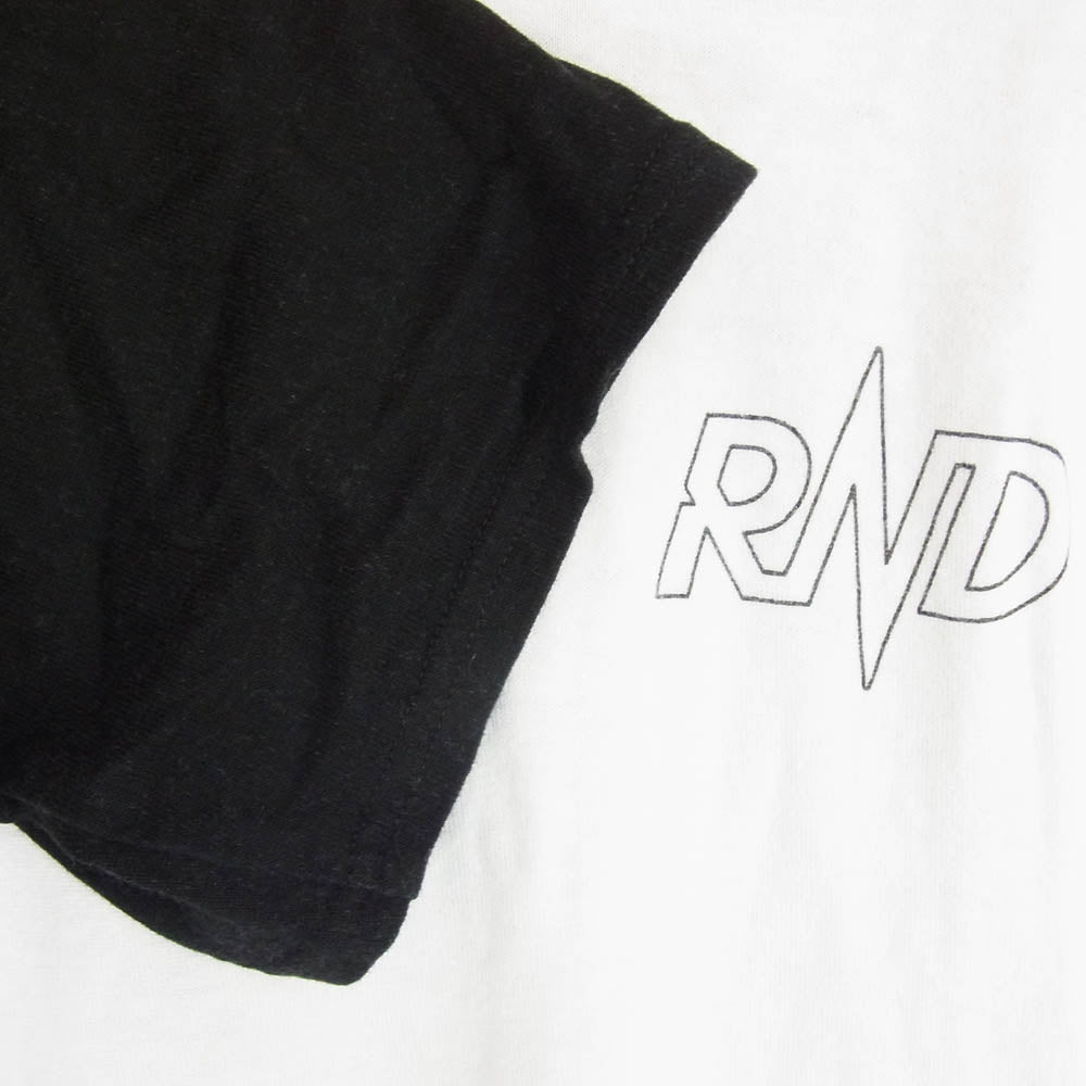 RENDER レンダー RDC922 Two Tone Raglan Tee ロゴ ラグラン リンガー Tシャツ ブラック系 3【中古】