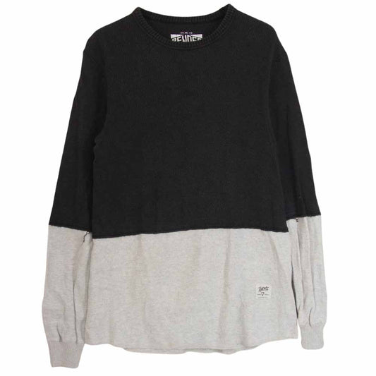 RENDER レンダー ドッキング サーマル カットソー 長袖 Tシャツ ブラック系 M【中古】