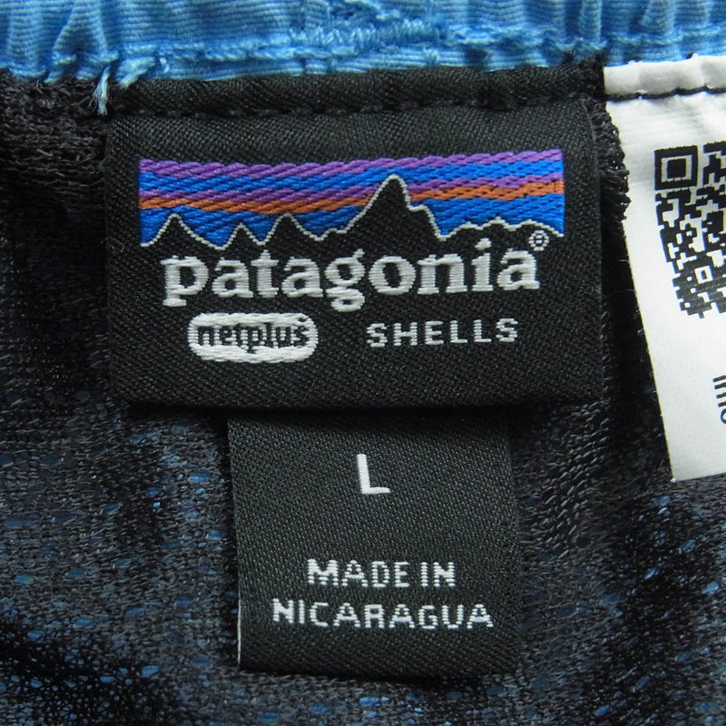 patagonia パタゴニア 57022SP22 BAGGIES SHORTS バギーズ ショーツ ハーフ ショート パンツ ライトブルー系 スカイブルー系 L【中古】