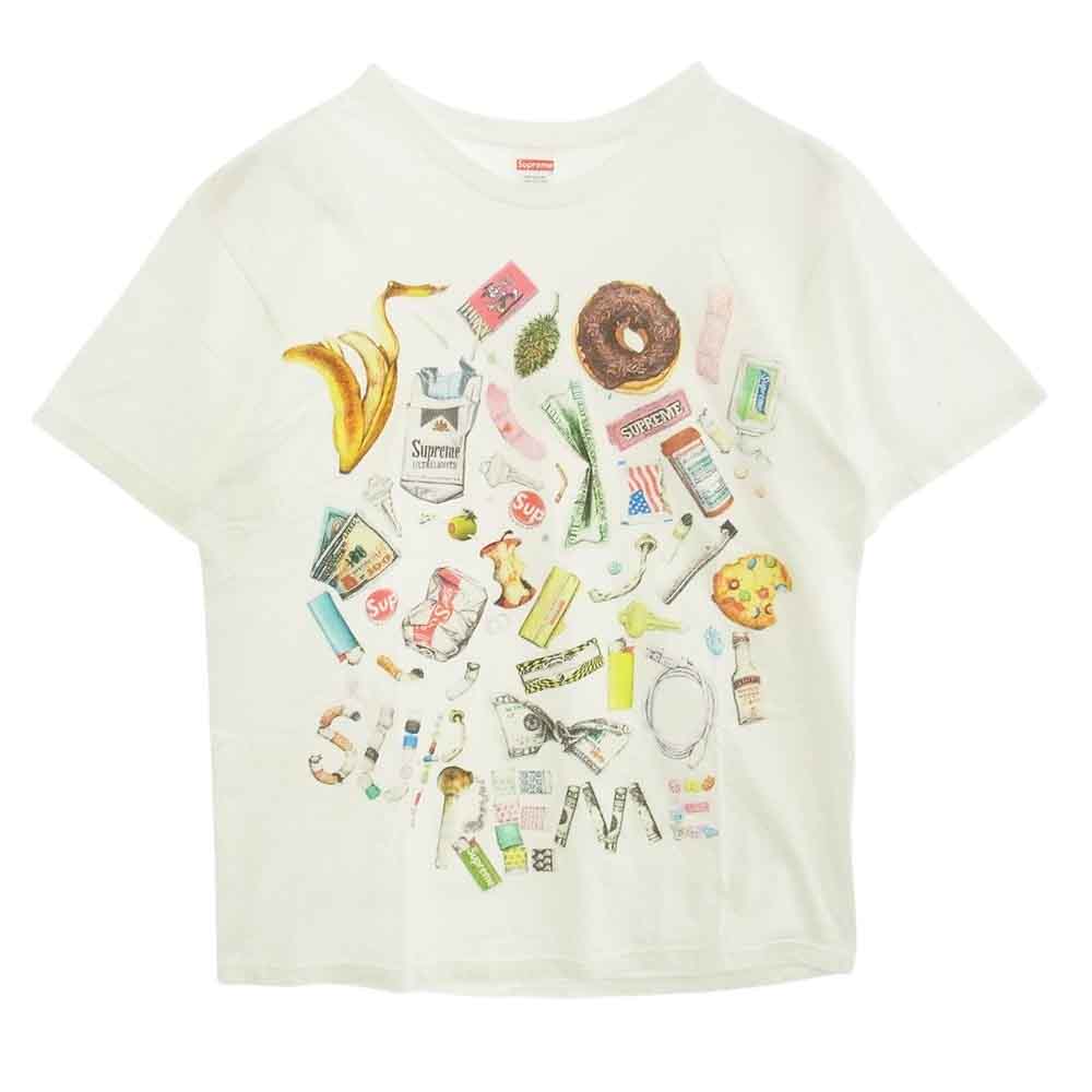 Supreme シュプリーム 23SS Trash Tee トラッシュ 半袖 Tシャツ ホワイト M ホワイト系 M【中古】