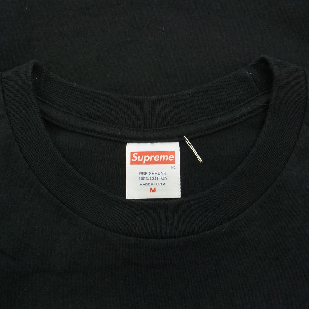 Supreme シュプリーム 23AW Static Tee スタティック 半袖 Tシャツ ブラック系 M【中古】