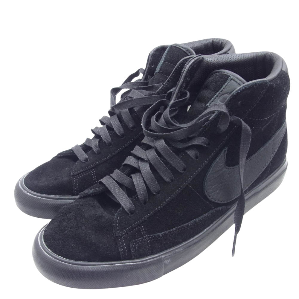 NIKE ナイキ 704571-001 ×BLACK COMME DES GARCONS BLAZER ブラック コム デ・ギャルソン ブレザー ハイカット スニーカー ブラック系 27cm【中古】