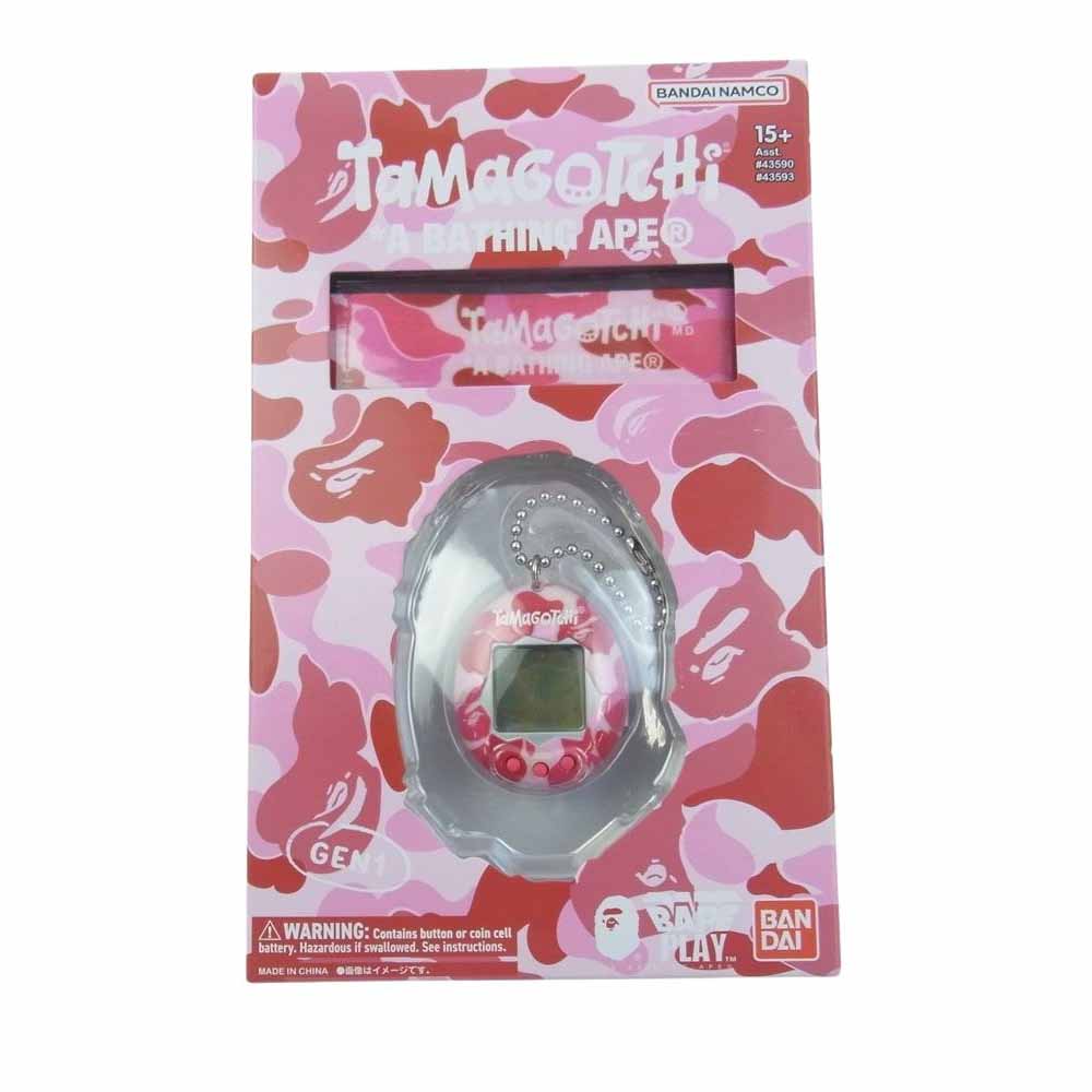 A BATHING APE アベイシングエイプ ABC Original Camo Tamagotchi オリジナルカモ 迷彩 たまごっち ピンク系【新古品】【未使用】【中古】