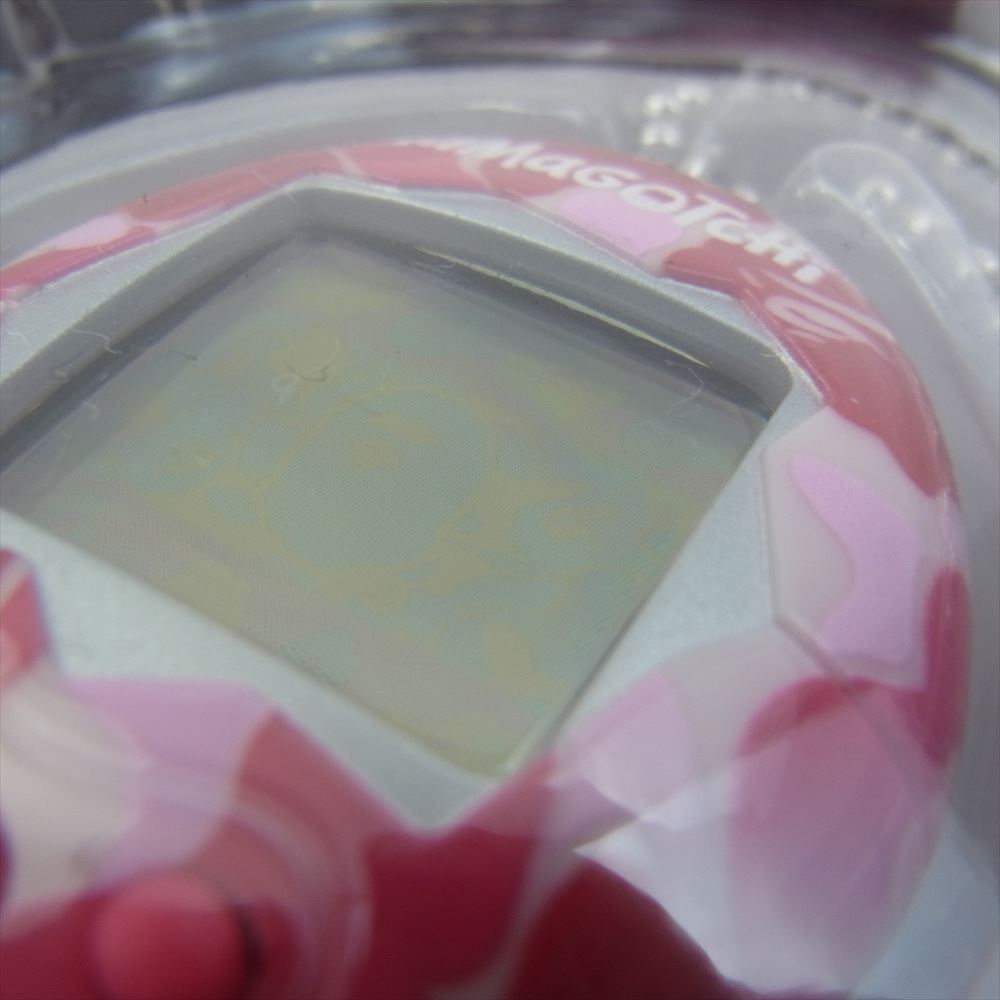 A BATHING APE アベイシングエイプ ABC Original Camo Tamagotchi オリジナルカモ 迷彩 たまごっち ピンク系【新古品】【未使用】【中古】