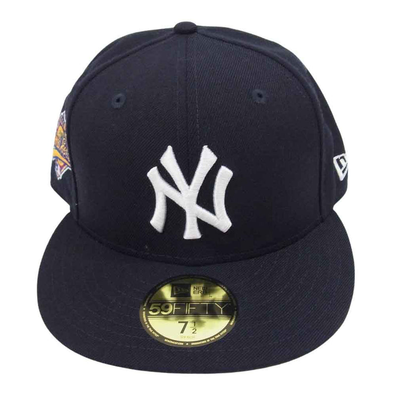 NEW ERA ニューエラ 59FIFTY ニューヨークヤンキース 1996 ワールドシリーズ キャップ ネイビー系 7 1/2【中古】