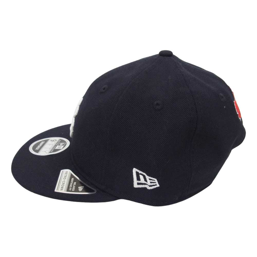 NEW ERA ニューエラ BUDDHA BRAND RC 9FIFTY ブッダブランド 佛陀 キャップ ネイビー系【美品】【中古】
