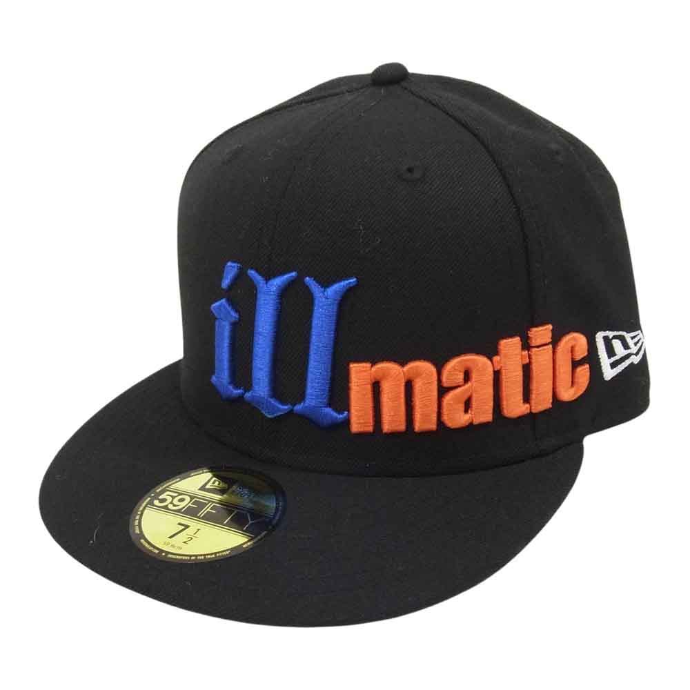 NEW ERA ニューエラ × NAS × APPLEBUM イルマティック キャップ ブラック系 7 1/2【美品】【中古】