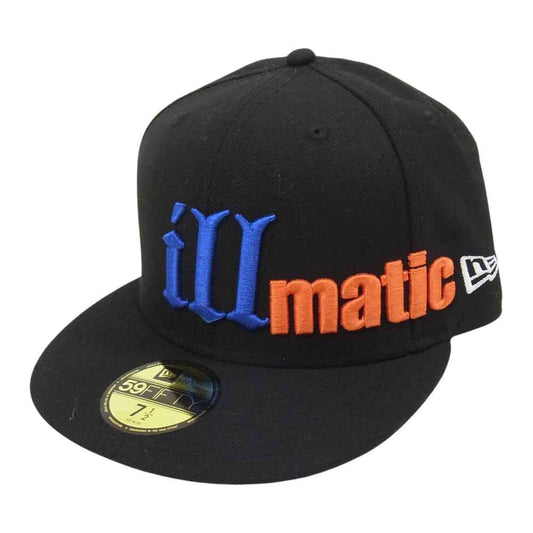 NEW ERA ニューエラ × NAS × APPLEBUM イルマティック キャップ ブラック系 7 1/2【美品】【中古】