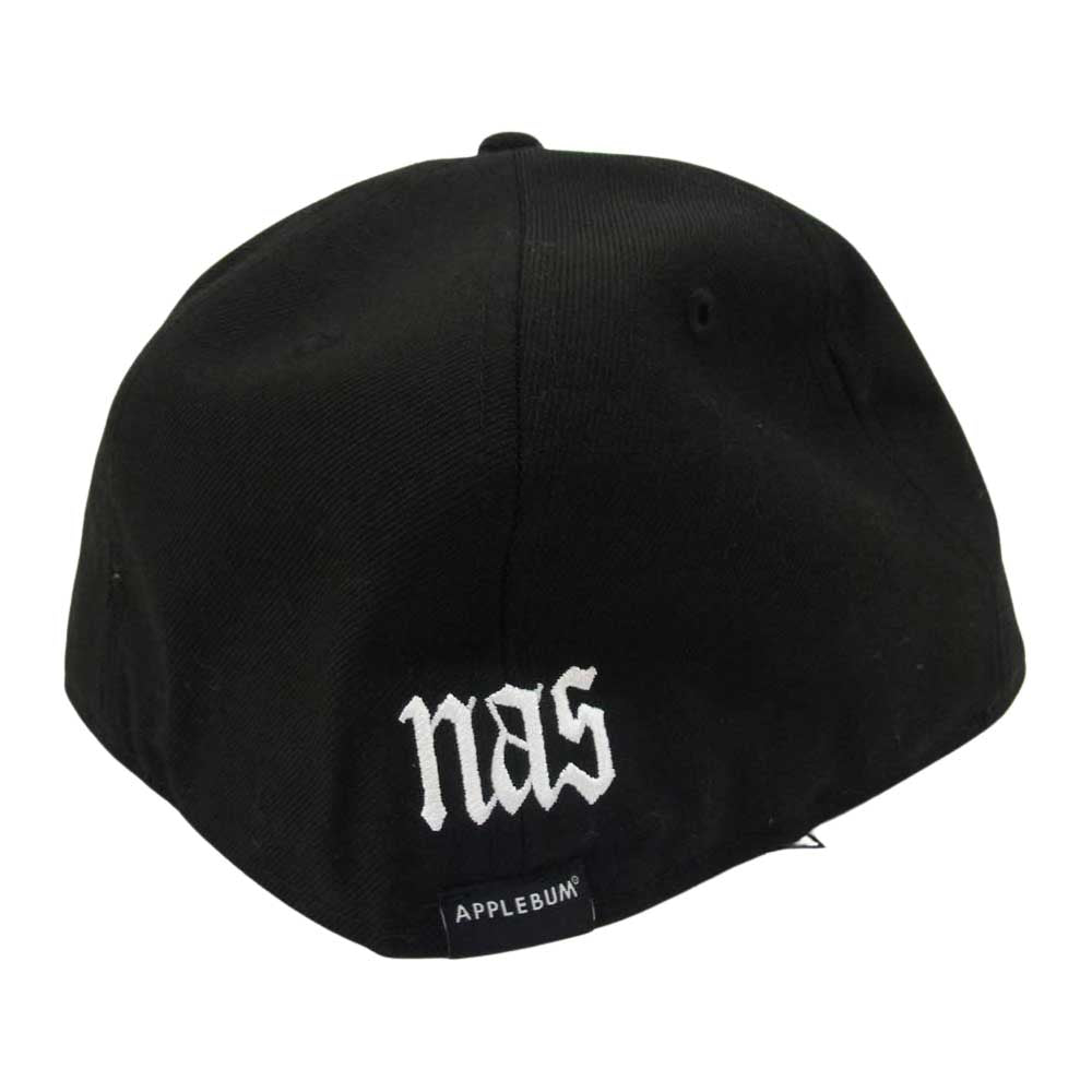 NEW ERA ニューエラ × NAS × APPLEBUM イルマティック キャップ ブラック系 7 1/2【美品】【中古】