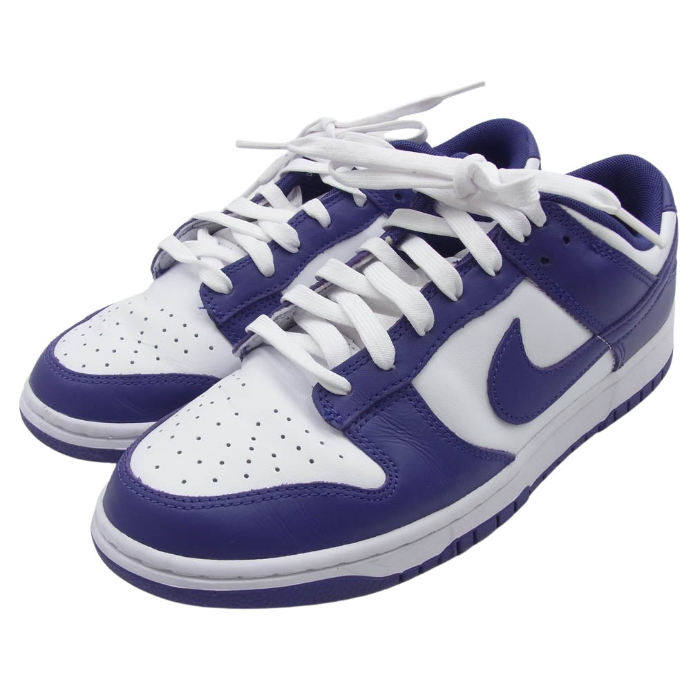 NIKE ナイキ DD1391-104 Dunk Low Retro Championship Court Purple ダンク ロー レトロ チャンピオンシップ コートパープル スニーカー パープル系 27cm【中古】