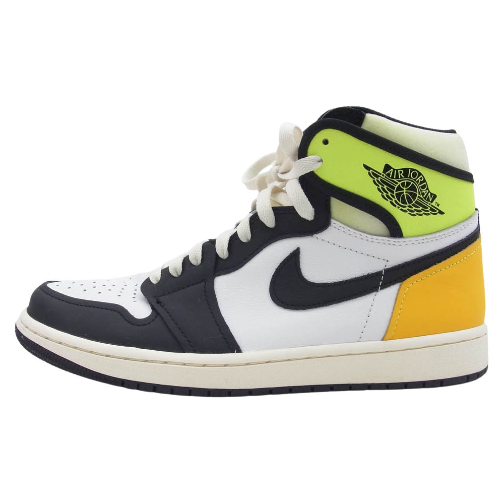 NIKE AIR JORDAN ナイキ ジョーダン 555088-118 Air Jordan 1 High OG Volt Gold エアジョーダン1 ハイ OG ボルトゴールド スニーカー ブラック系 ホワイト系 マルチカラー系 27cm【中古】