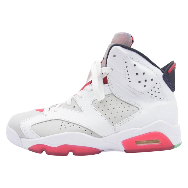 NIKE AIR JORDAN ナイキ ジョーダン CT8529-062 Air Jordan 6 Neutral Grey Hare エアジョーダン6 ニュートラルグレー ヘア スニーカー ホワイト系 ピンク系 27cm【中古】