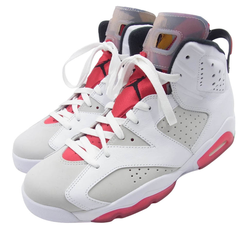 NIKE AIR JORDAN ナイキ ジョーダン CT8529-062 Air Jordan 6 Neutral Grey Hare エアジョーダン6 ニュートラルグレー ヘア スニーカー ホワイト系 ピンク系 27cm【中古】