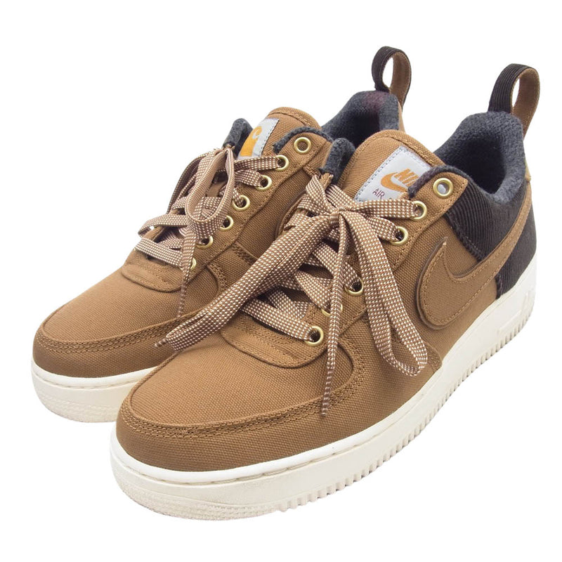 NIKE ナイキ AV4113-200 AIR FORCE 1 LOW CARHARTT WIP ALE BROWN エアフォース ロー カーハートWIP エール ブラウン スニーカー ブラウン系 27cm【中古】