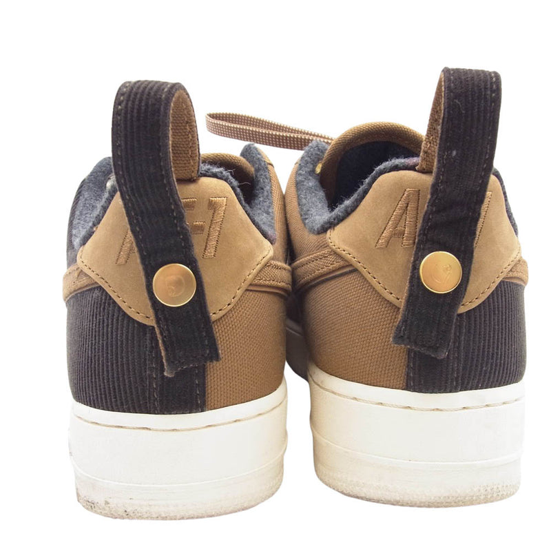 NIKE ナイキ AV4113-200 AIR FORCE 1 LOW CARHARTT WIP ALE BROWN エアフォース ロー カーハートWIP エール ブラウン スニーカー ブラウン系 27cm【中古】