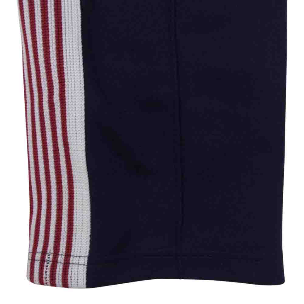 Needles ニードルス EJ199 パピヨン刺繍 サイドライン ナロー トラック パンツ ジャージ パープル系 S【美品】【中古】