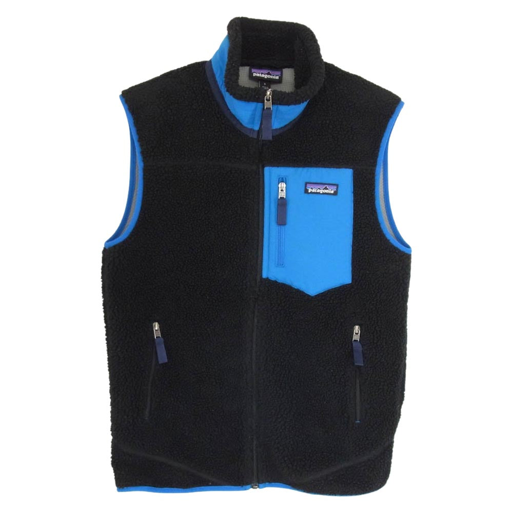 patagonia パタゴニア 16AW 23048 16年製 CLASSIC RETRO-X VEST クラシック レトロ X フリース ベスト ブラック系 S【中古】