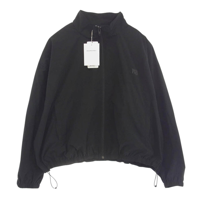 Alexander Wang アレキサンダーワン 534-30310001 COACHES TRACK JACKET WITH WANG PUFF LOGO コーチ パフロゴプリント トラックジャケット ナイロンジャケット ブラック系 XL【極上美品】【中古】