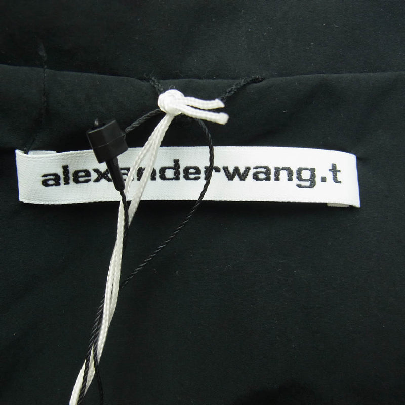 Alexander Wang アレキサンダーワン 534-30310001 COACHES TRACK JACKET WITH WANG PUFF LOGO コーチ パフロゴプリント トラックジャケット ナイロンジャケット ブラック系 XL【極上美品】【中古】