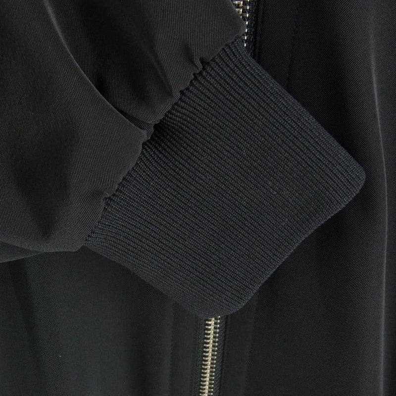 MAISON MARGIELA メゾンマルジェラ 24SS SH0AM0002 MM6 エムエムシックス SPORTS JACKET オーバーサイズ スポーツジャケット ブルゾン ブラック系 48【美品】【中古】