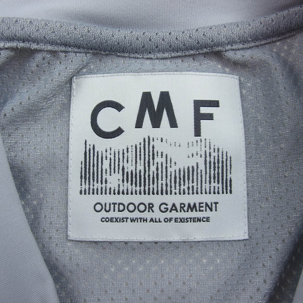 CMF OUTDOOR GARMENT シーエムエフアウトドアガーメント 24AW CMF2401-C07J QUICK DRY MESH TEE クイックドライ メッシュ 長袖 カットソー ロングスリーブ Tシャツ ロンT グレー系 L【新古品】【未使用】【中古】