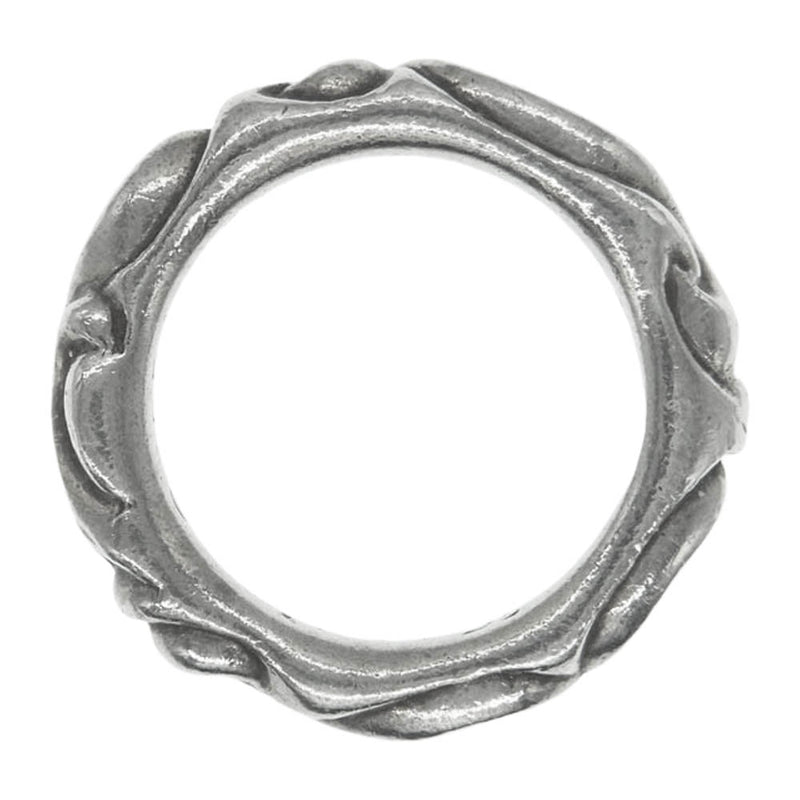 CHROME HEARTS クロムハーツ（原本無） SCRL BAND スクロール  バンド リング シルバー系 15.5号【中古】