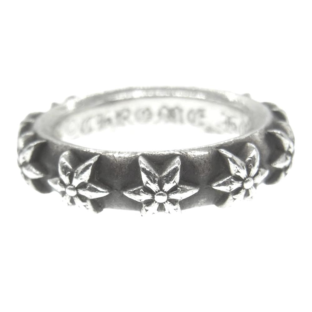 CHROME HEARTS クロムハーツ（原本無） STAR BAND スター バンド リング シルバー系 20号【中古】