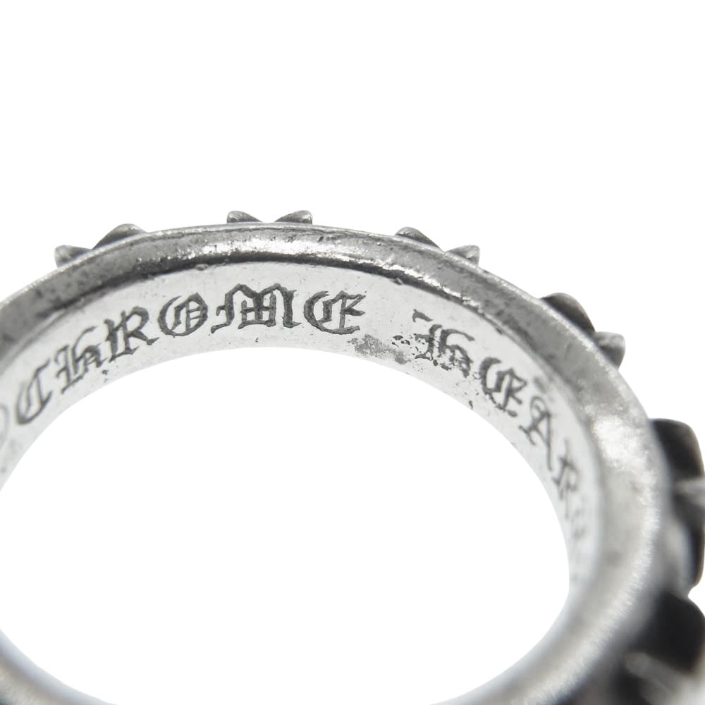 CHROME HEARTS クロムハーツ（原本無） STAR BAND スター バンド リング シルバー系 20号【中古】