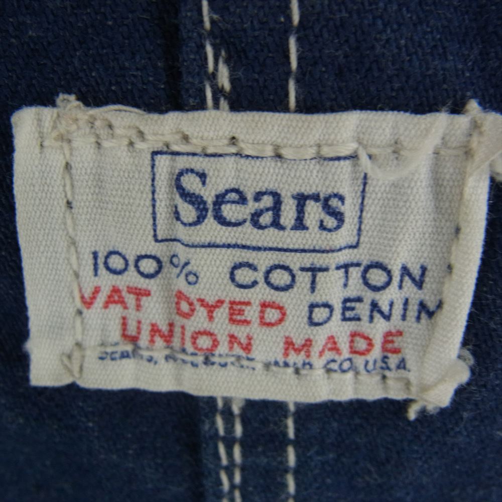 ヴィンテージ 60s デニム カバーオール ジャケット インディゴブルー系【中古】