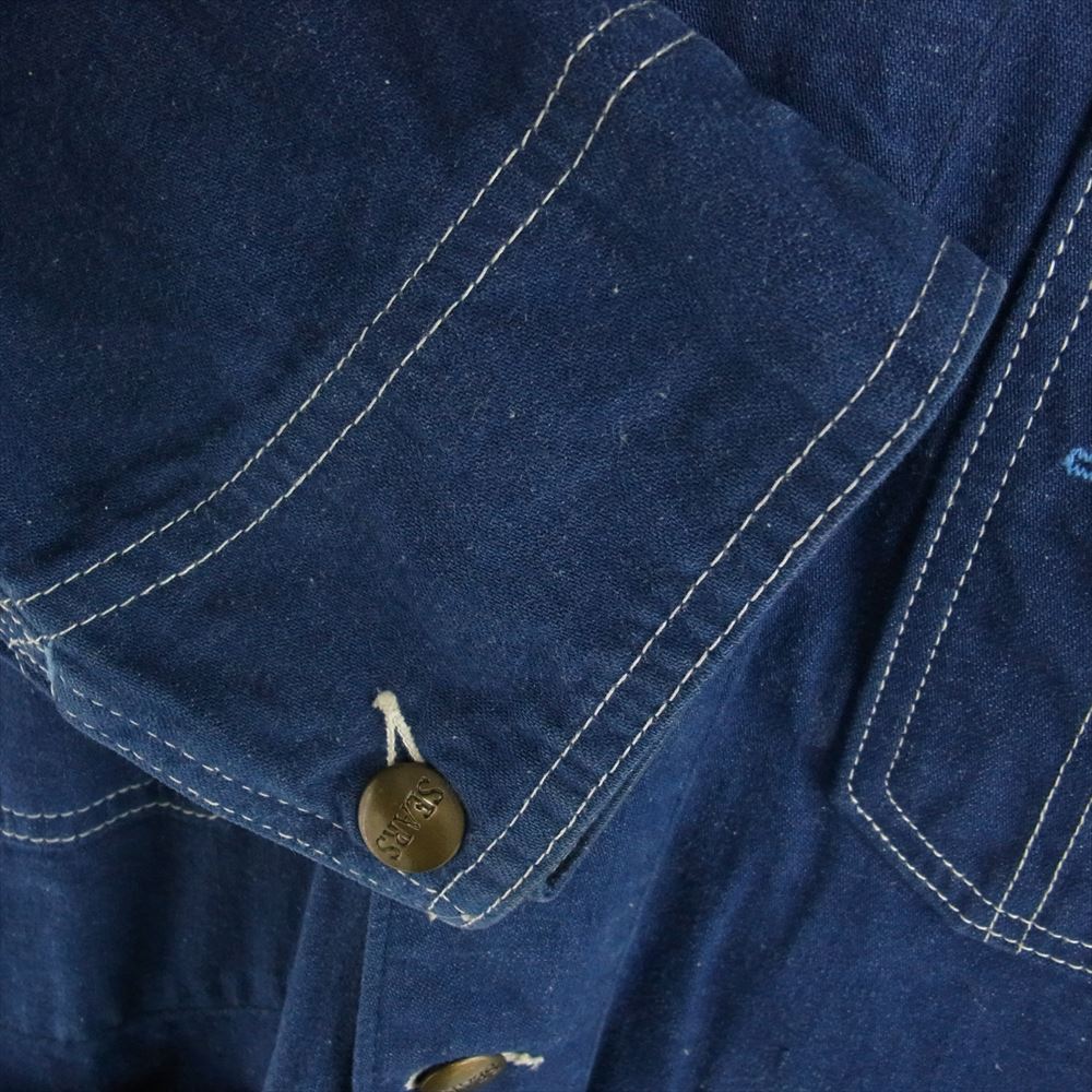 BLUE WING 60s デニムカバーオール 1960s【BLUE WING】ブランケット付きショート丈デニム