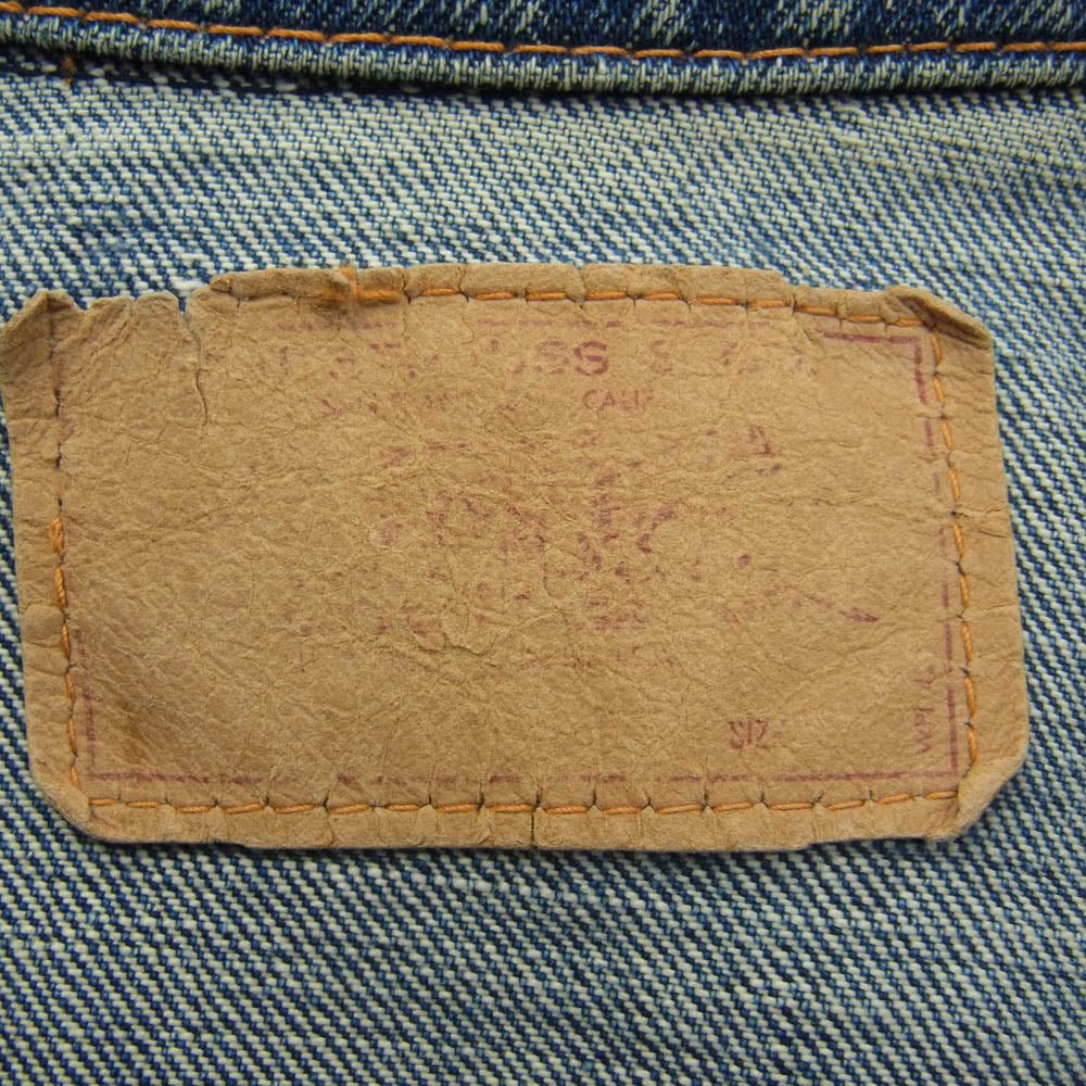 Levi's リーバイス 60s 70505 BIGE ボタン裏525 オリジナルヴィンテージ 両面不均等V ビッグE デニムジャケット Gジャン インディゴブルー系【中古】