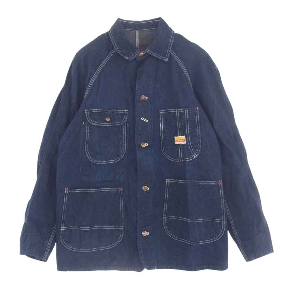 ペニーズ PAY DAY ペイデイ ヴィンテージ 50s デニム カバーオール ジャケット インディゴブルー系【中古】