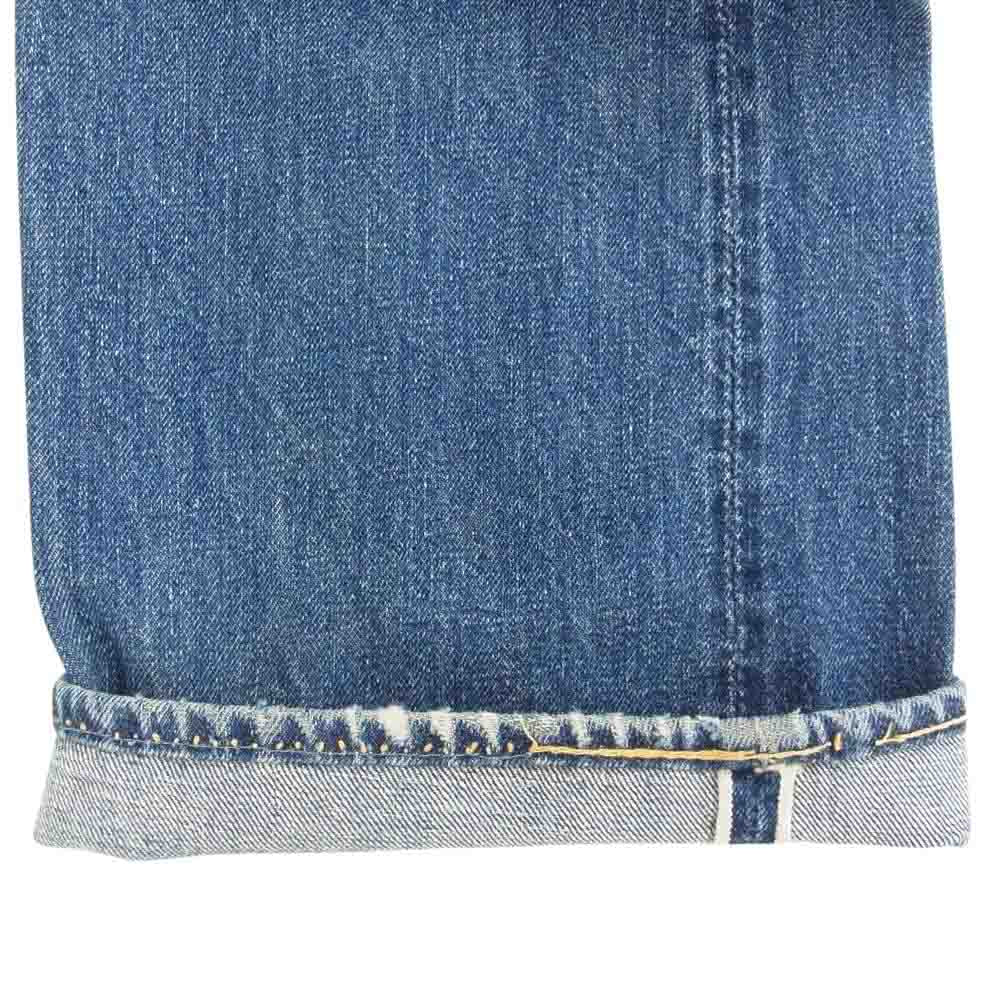 Levi's リーバイス 60s 501ZXX BIGE ビッグE 刻印点々 両面 均等V GRIPPER ZIPPER グリッパー ジッパー 赤耳 ストレート デニムパンツ インディゴブルー系【中古】