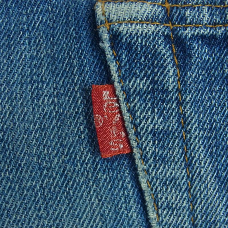 Levi's リーバイス 501 66前期 ボタン裏6 smalle スモールe ボタンフライ 赤耳 ストレート デニム パンツ インディゴブルー系【中古】