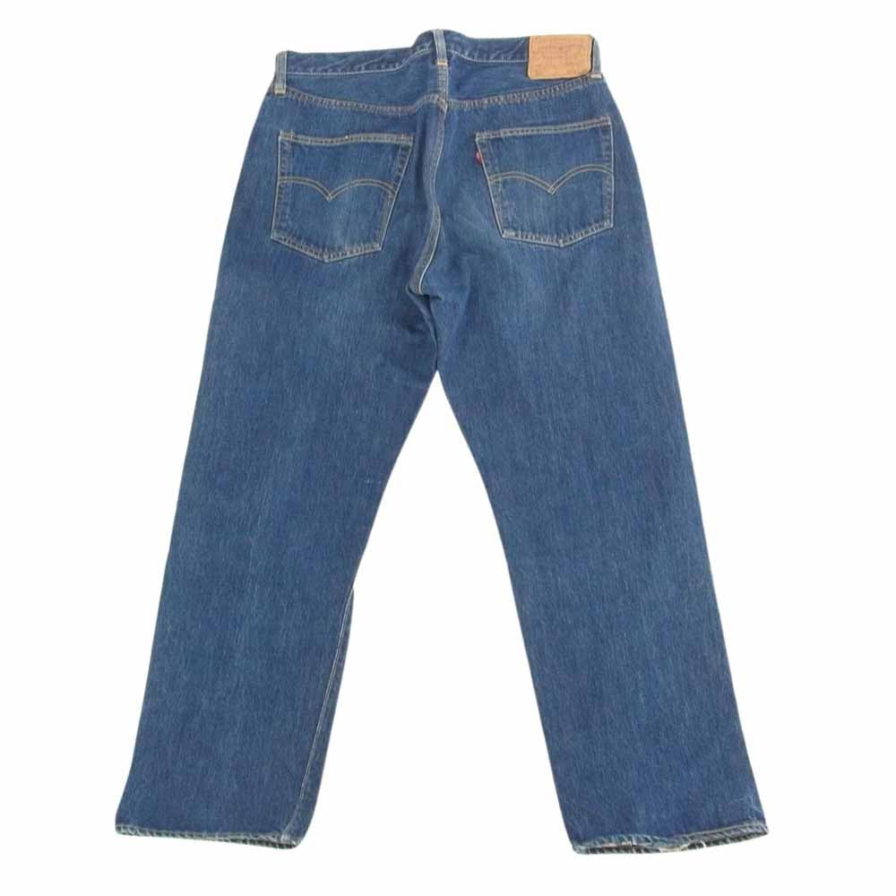 Levi's リーバイス 60s 501 A TYPE ボタン裏4 両面 不均等V 赤耳 ストレート デニムパンツ インディゴブルー系 W36【中古】