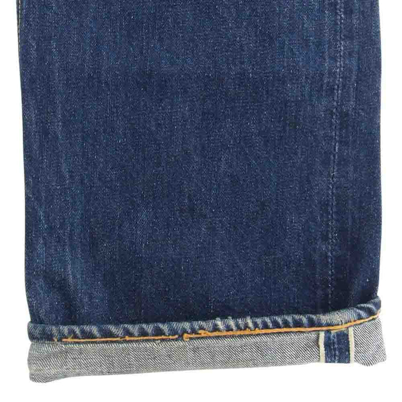 Levi's リーバイス 60s 501ZXX 革パッチ BIGE ビッグE 刻印ツメ 両面 均等V TALON ZIPPER タロン ジッパー 赤耳 ストレート デニムパンツ インディゴブルー系【中古】