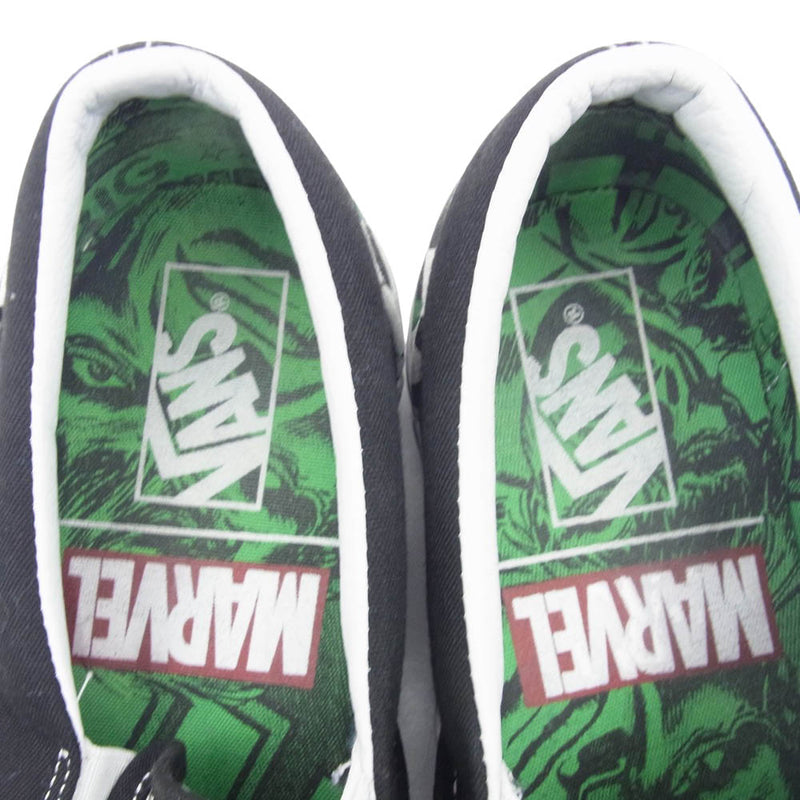 VANS バンズ 721356 × MARVEL クラシックス リッポン マーベル コラボ ハルク スニーカー グリーン系 ブラック系 28cm【中古】