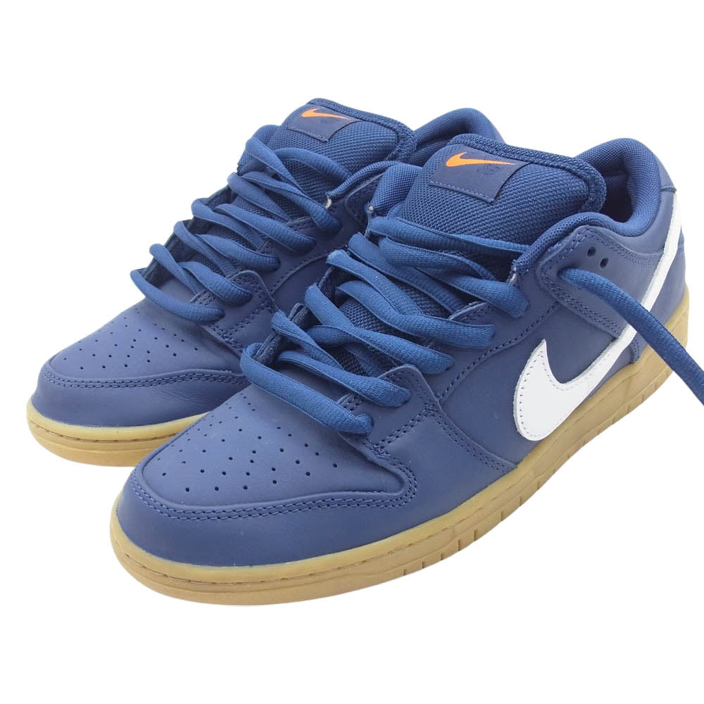 NIKE SB ナイキエスビー FJ1674-400 SB Dunk Low Pro ISO Orange Label Navy Gum ダンク ロー プロ オレンジレーベル ネイビーガム スニーカー ネイビー系 28.5cm【中古】