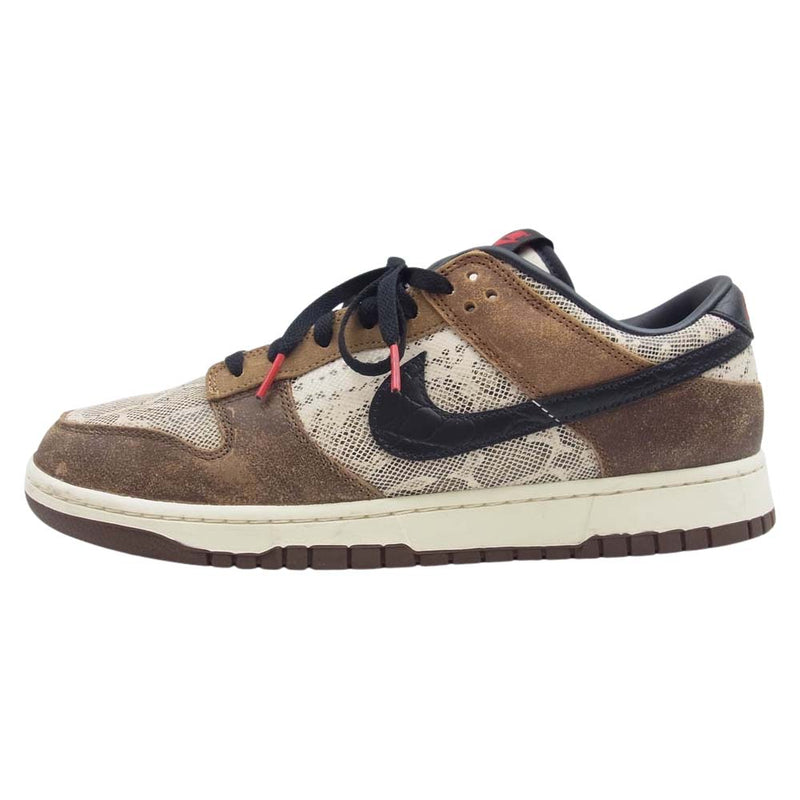 NIKE ナイキ FJ5434-120 Dunk Low PRM Head 2 Head CO.JP  ダンク ロー ヘッド 2 スニーカー ブラウン系 30cm【中古】