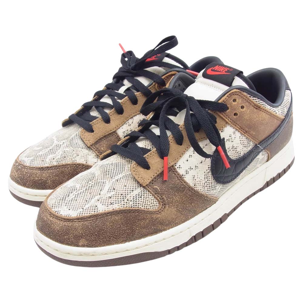 NIKE ナイキ FJ5434-120 Dunk Low PRM Head 2 Head CO.JP  ダンク ロー ヘッド 2 スニーカー ブラウン系 30cm【中古】