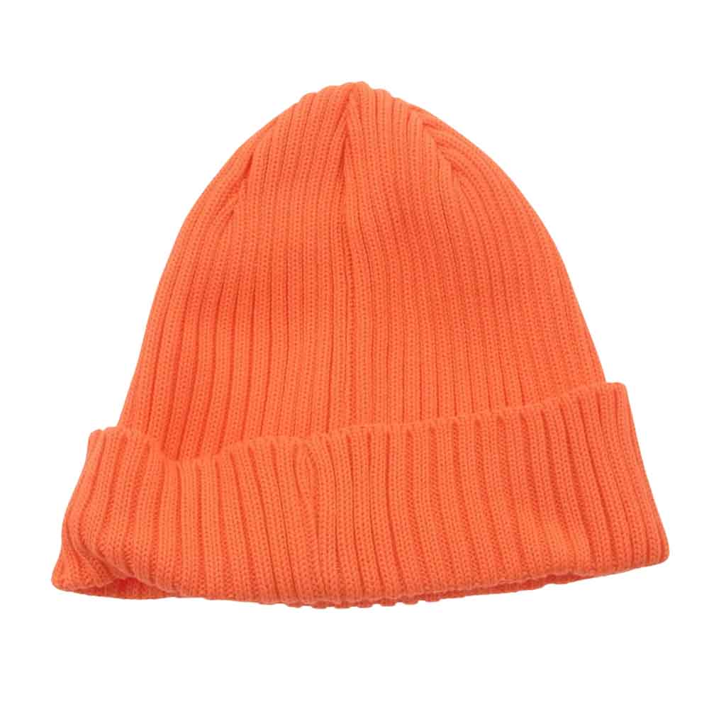 Supreme シュプリーム 24SS Overdyed Beanie オーバーダイド ボックスロゴ ニットキャップ ビーニー オレンジ系【中古】