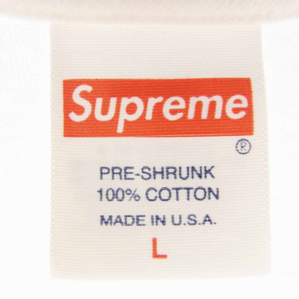 Supreme シュプリーム 20SS Cherries Tee チェリー プリント 半袖 Tシャツ ホワイト系 L【中古】