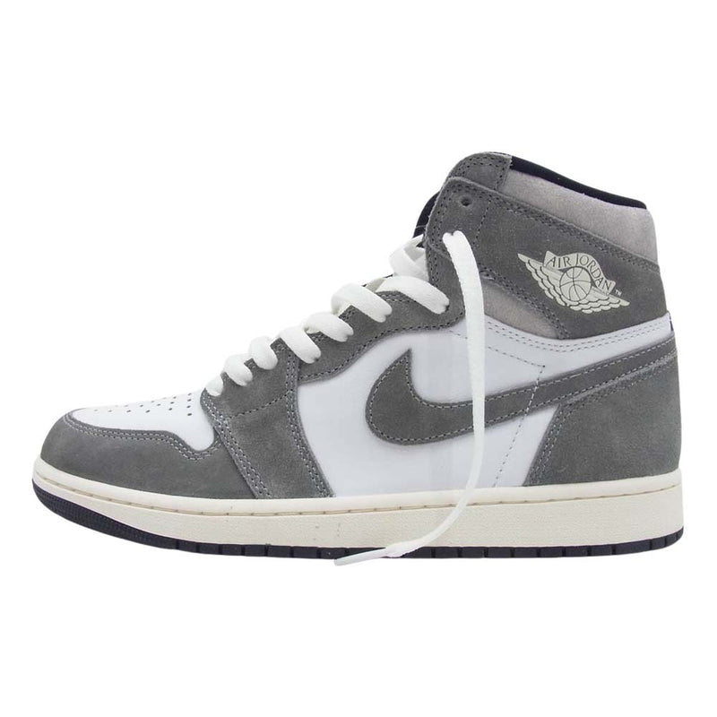 NIKE AIR JORDAN ナイキ ジョーダン DZ5485-051 Air Jordan 1 Retro High OG Black and Smoke Grey AJ1 エアジョーダン1 レトロ ハイ OG ブラック アンド スモークグレー スニーカー グレー系 ホワイト系 27cm【極上美品】【中古】