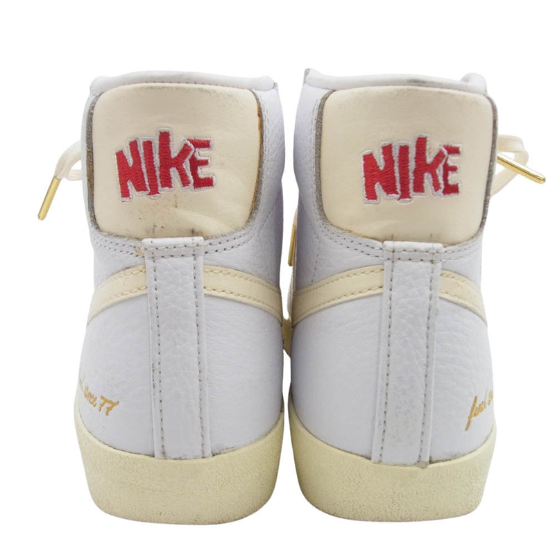 NIKE ナイキ CW6421-100 BLAZER MID 77 POPCORN ブレーザー ミッド ポップコーン スニーカー オフホワイト系 24.5cm【中古】