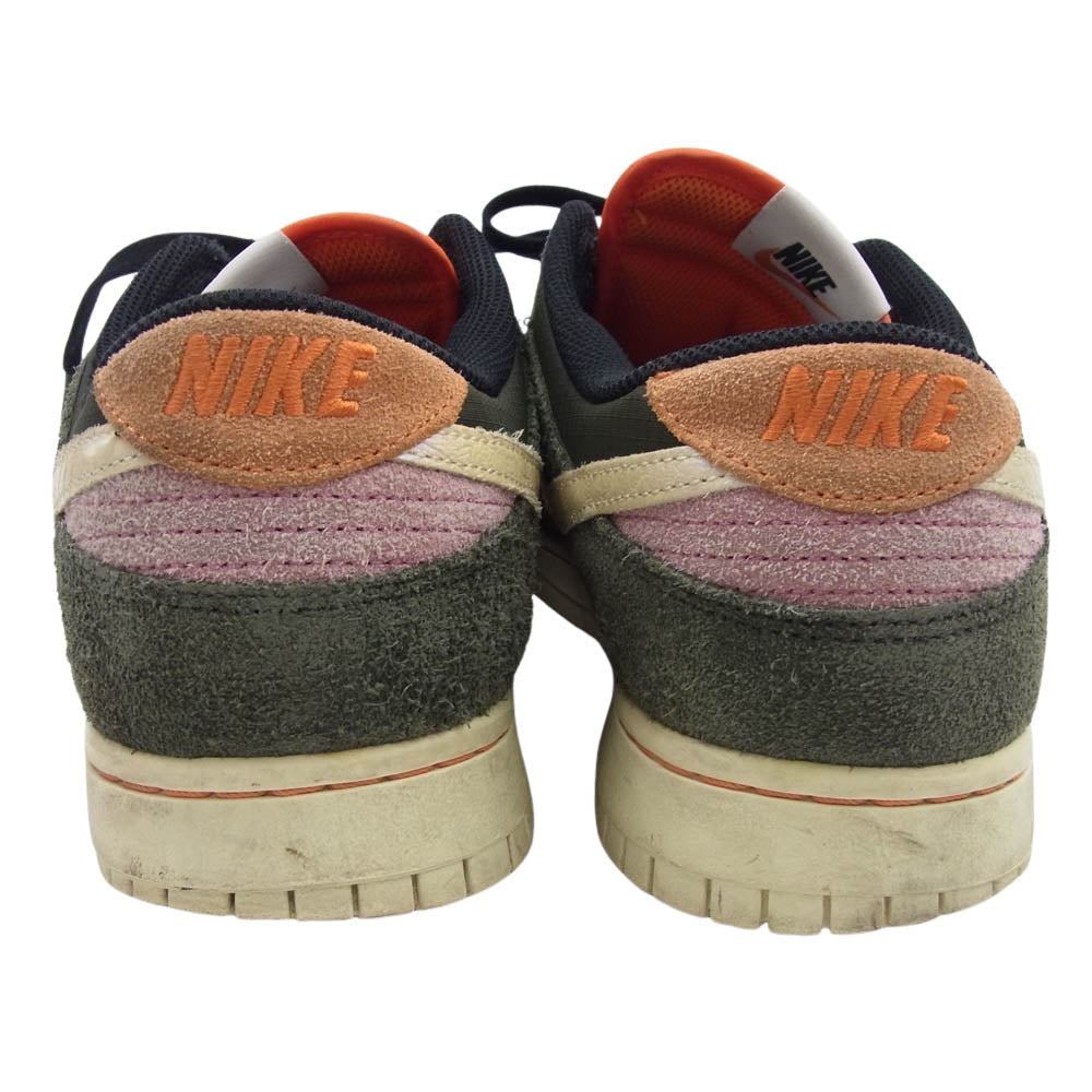 NIKE ナイキ FN7523-300 Dunk Low Rainbow Trout Sequoia Alabaster-Safety Orange ダンク ロー スニーカー カーキ系 29cm【中古】